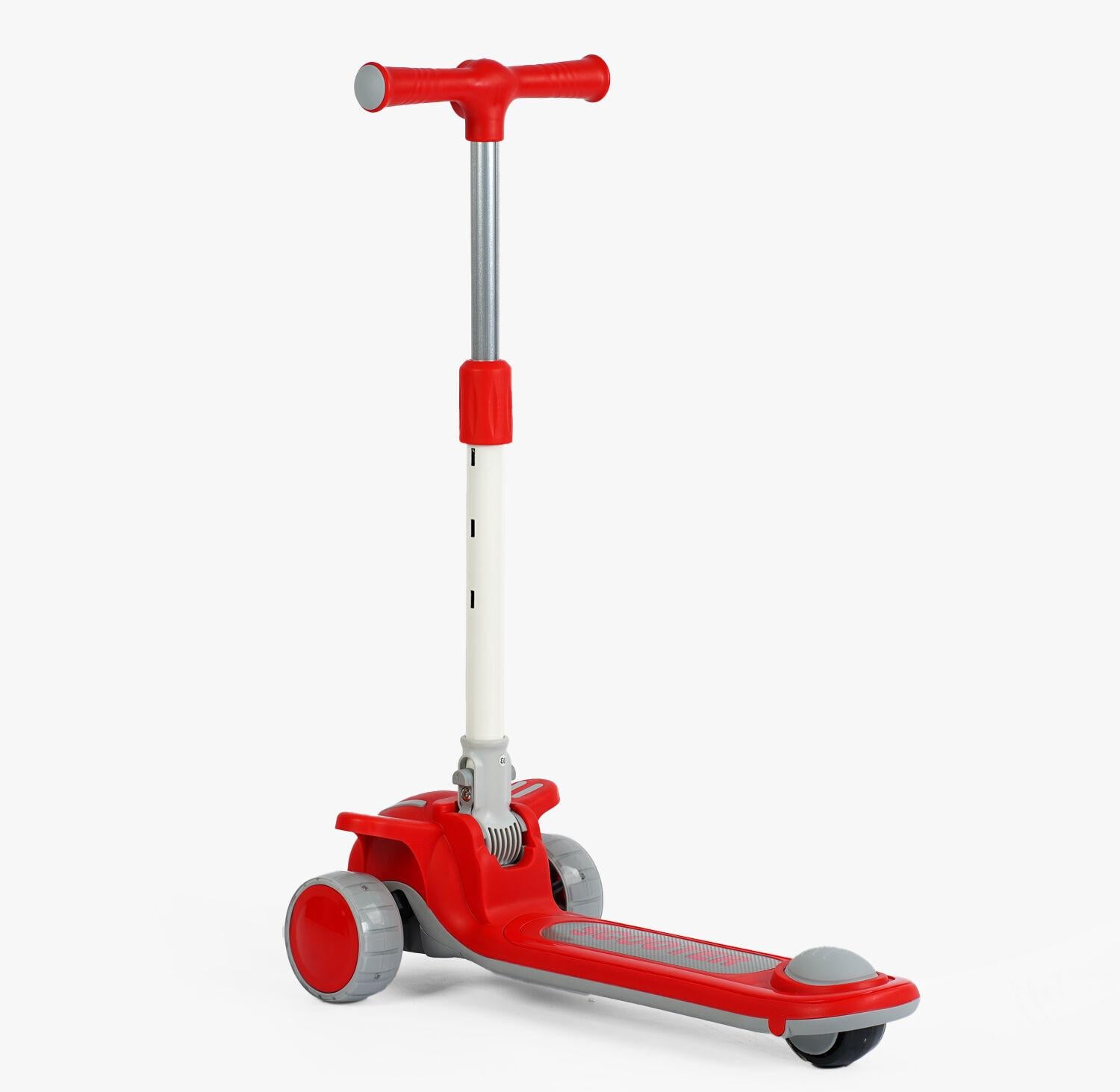 Самокат детский Skyper RD-8214 музыка/подсветка/3 PU колеса Красный (RD-6709)