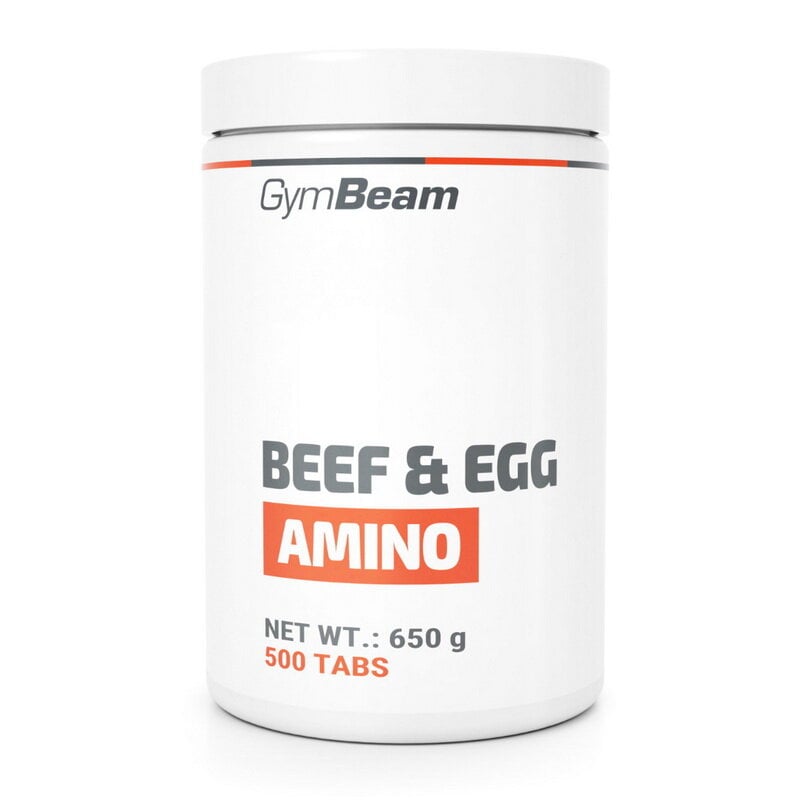 Комплекс аминокислот из говяжьего и яичного белка GymBeam Beef Egg Amino 500 табл.