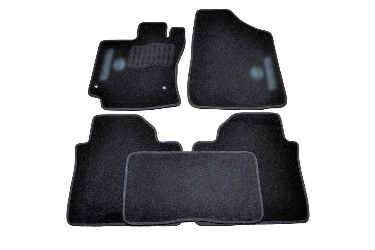 Килимки автомобільні ворсові в салон для Toyota Venza 2008-т. ч. 5 шт. Чорний