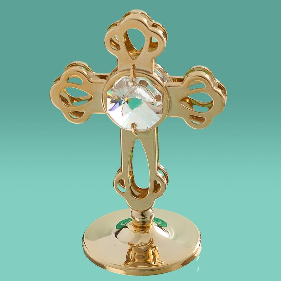 Фігурка Хрест Elisey з позолотою та стразами (0030-001)