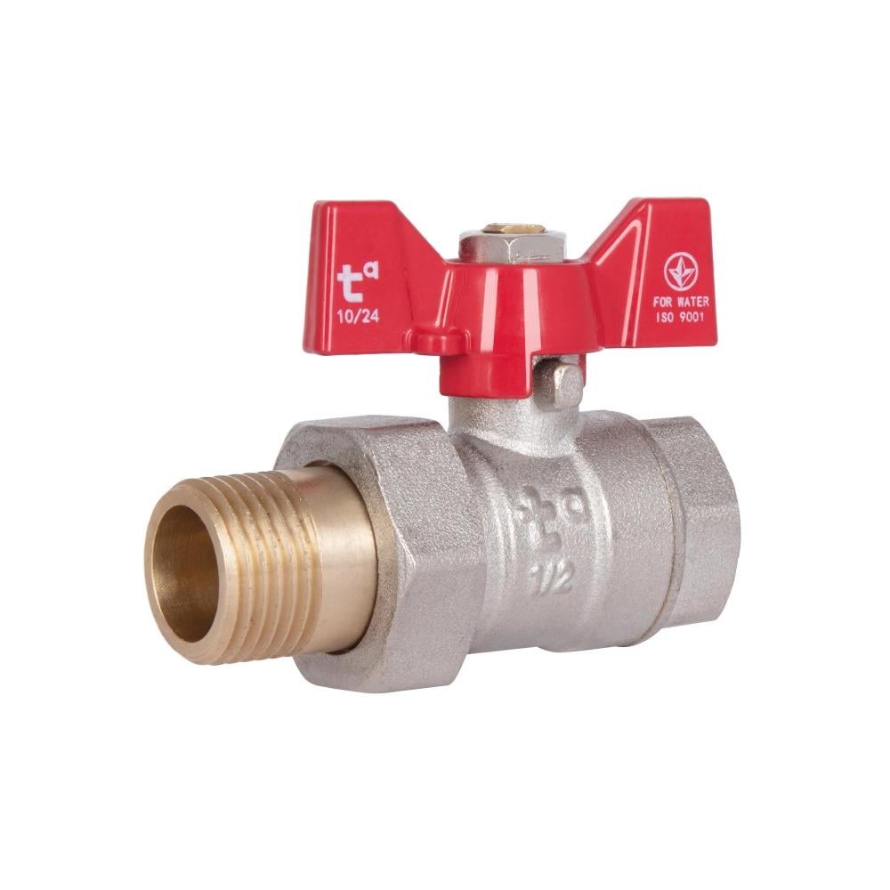 Кран шаровой Thermo Alliance Американка Standart прямой 1/2" ВЗ (SD220W15)
