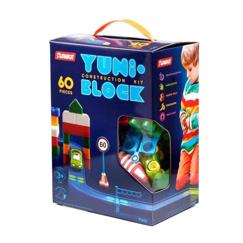 Конструктор детский YUNI-BLOK 60 больших деталей (IC-187-C-371) Конструктор детский YUNI-BLOK 60 больших деталей (IC-187-C-371)