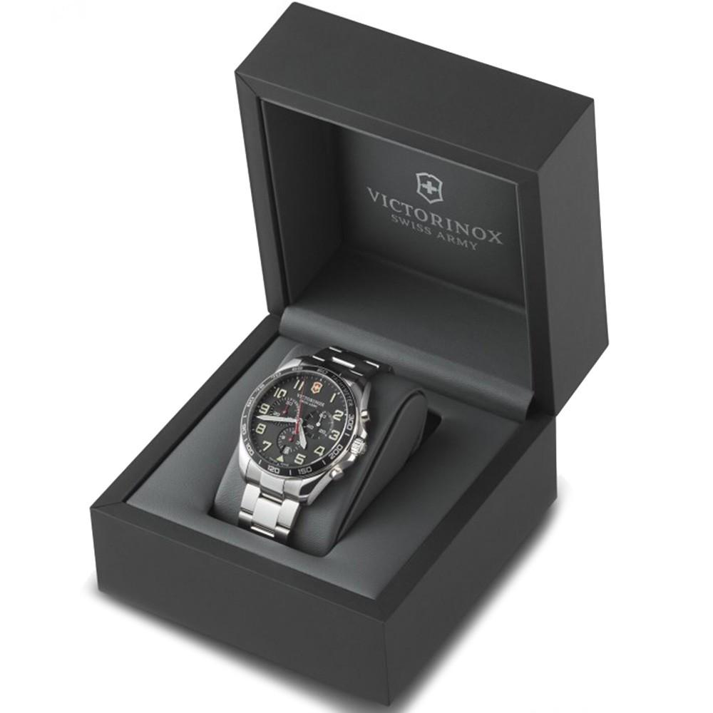 Наручний годинник чоловічий Victorinox Swiss Army Fieldforce Chrono кварцевий Silver (V241855) - фото 5 Наручний годинник чоловічий Victorinox Swiss Army Fieldforce Chrono кварцевий Silver (V241855) - фото 5