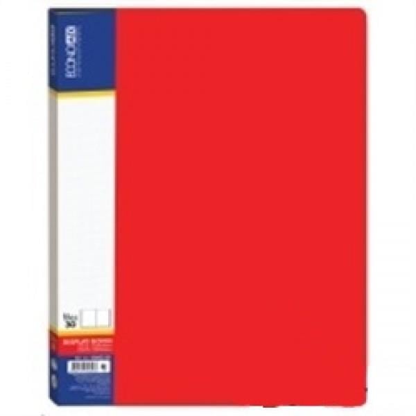 Папка Economix с 30 файлами А4 пластиковая Красный (E30603-03)