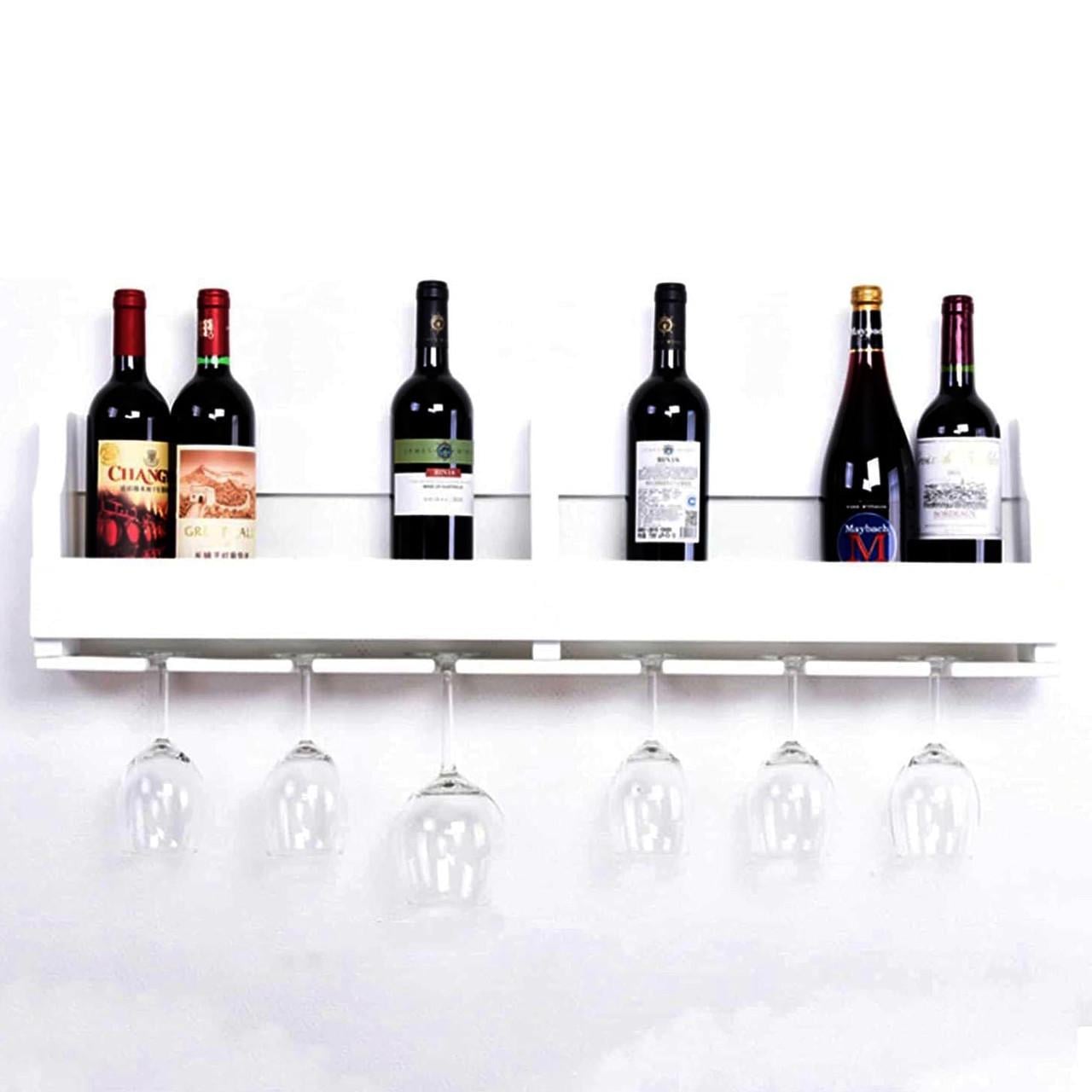 Полка для вина настенная из дерева Химедзи Зефир (ПНК-001520)