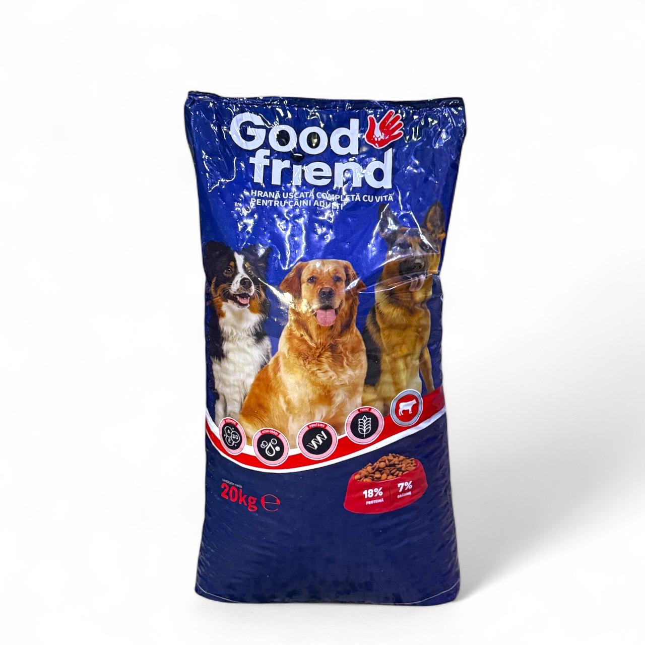 Корм сухой Good Friend для взрослых собак всех пород со вкусом говядины 20 кг - фото 1 Корм сухой Good Friend для взрослых собак всех пород со вкусом говядины 20 кг - фото 1