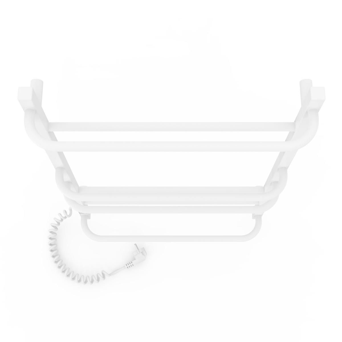 Полотенцесушитель электрический Laris Зебра Комфорт ЧФ8 стальная 500х800 мм с левым подключением Белый (132-127-77700094) - фото 4