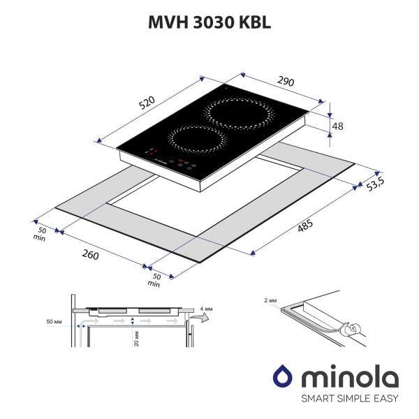 Варочная поверхность электрическая Minola MVH 3030 KBL (1365686) - фото 8