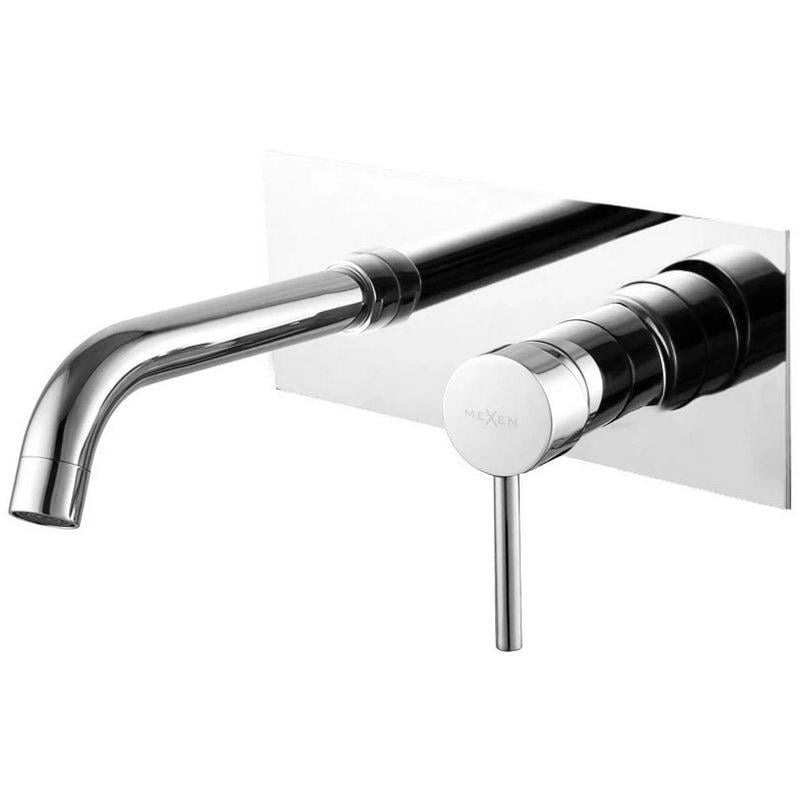 Смеситель для умывальника Mexen Alma MEX-75115-00 настенный однорычажный Хром (177816)