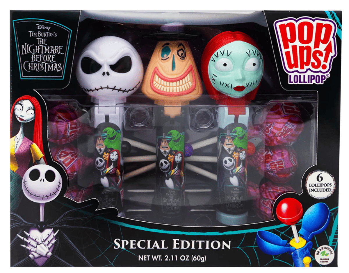 Набор леденцов The Nightmare Before Christmas Pop Ups 60 г (2793220925)