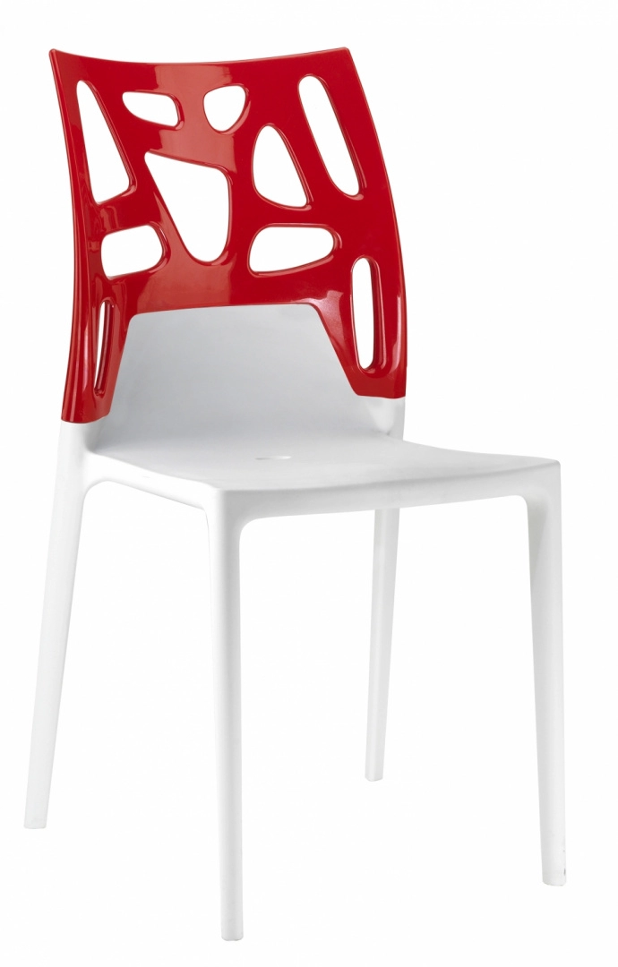 Стул Litolan Papatya Ego-Rock белое сидение Красный (DR001976) Стул Litolan Papatya Ego-Rock белое сидение Красный (DR001976)