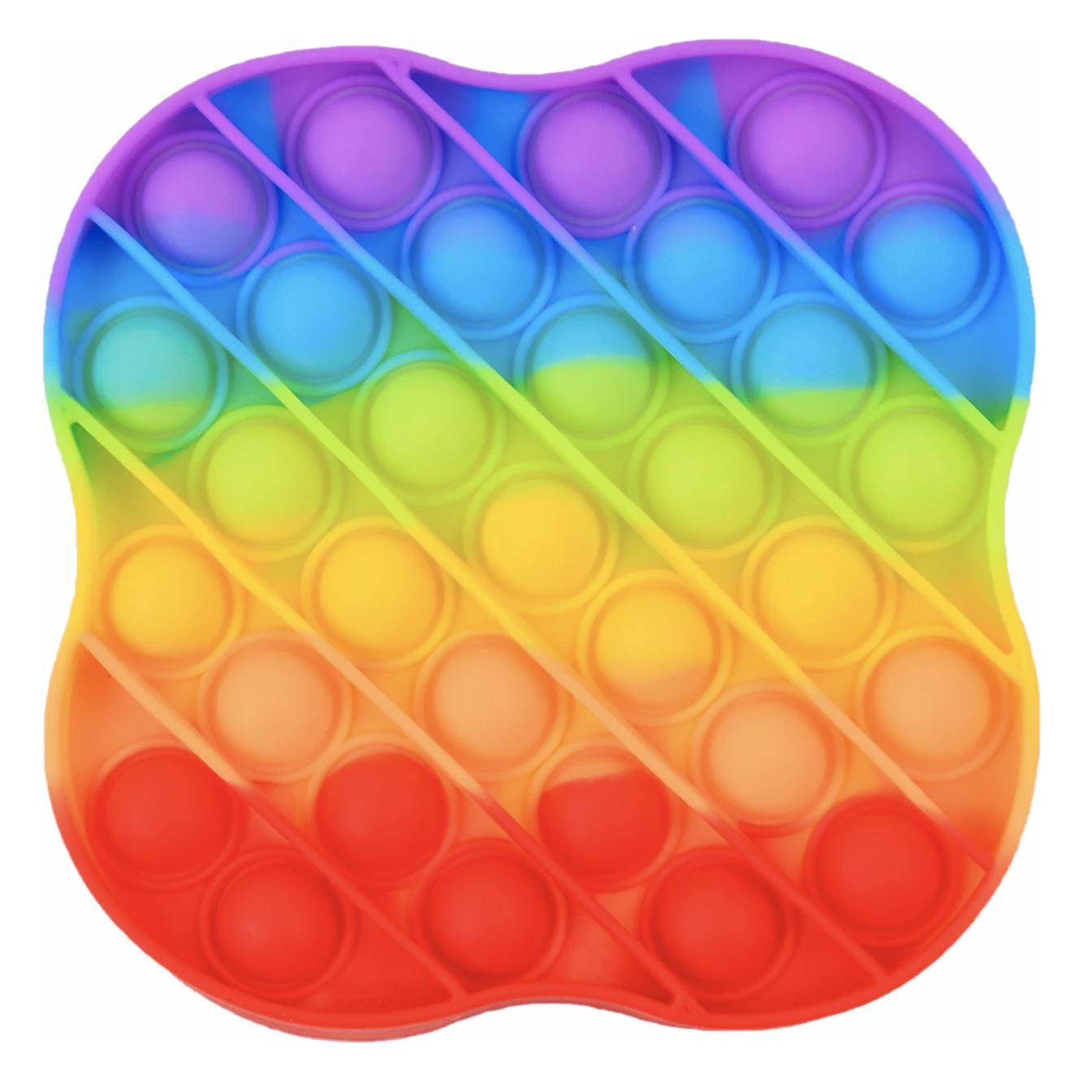 Игрушка-антистресс Pop It Четырехлистник Разноцветный (58510)