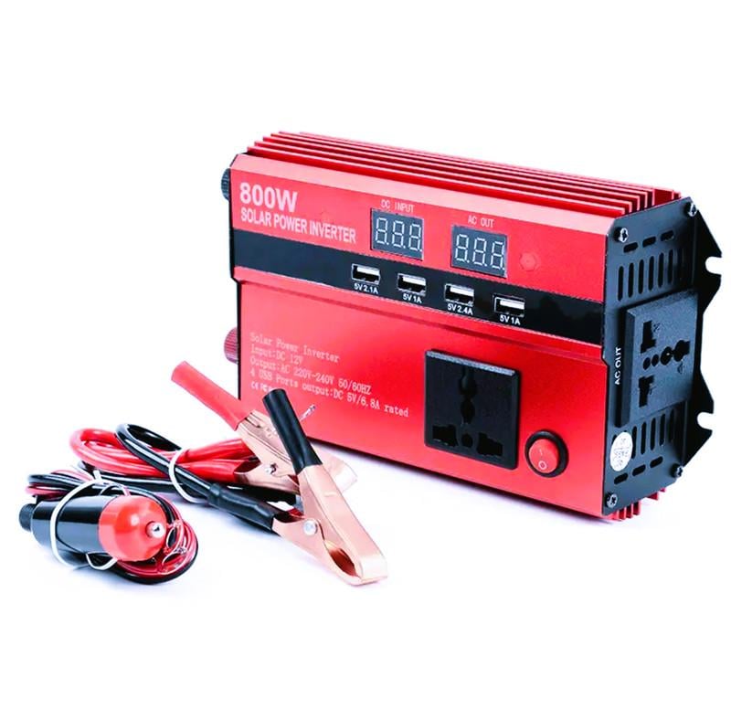 Инвертор-преобразователь напряжения 800 W 4 USB порта 1 розетка 220 V - фото 4 Инвертор-преобразователь напряжения 800 W 4 USB порта 1 розетка 220 V - фото 4