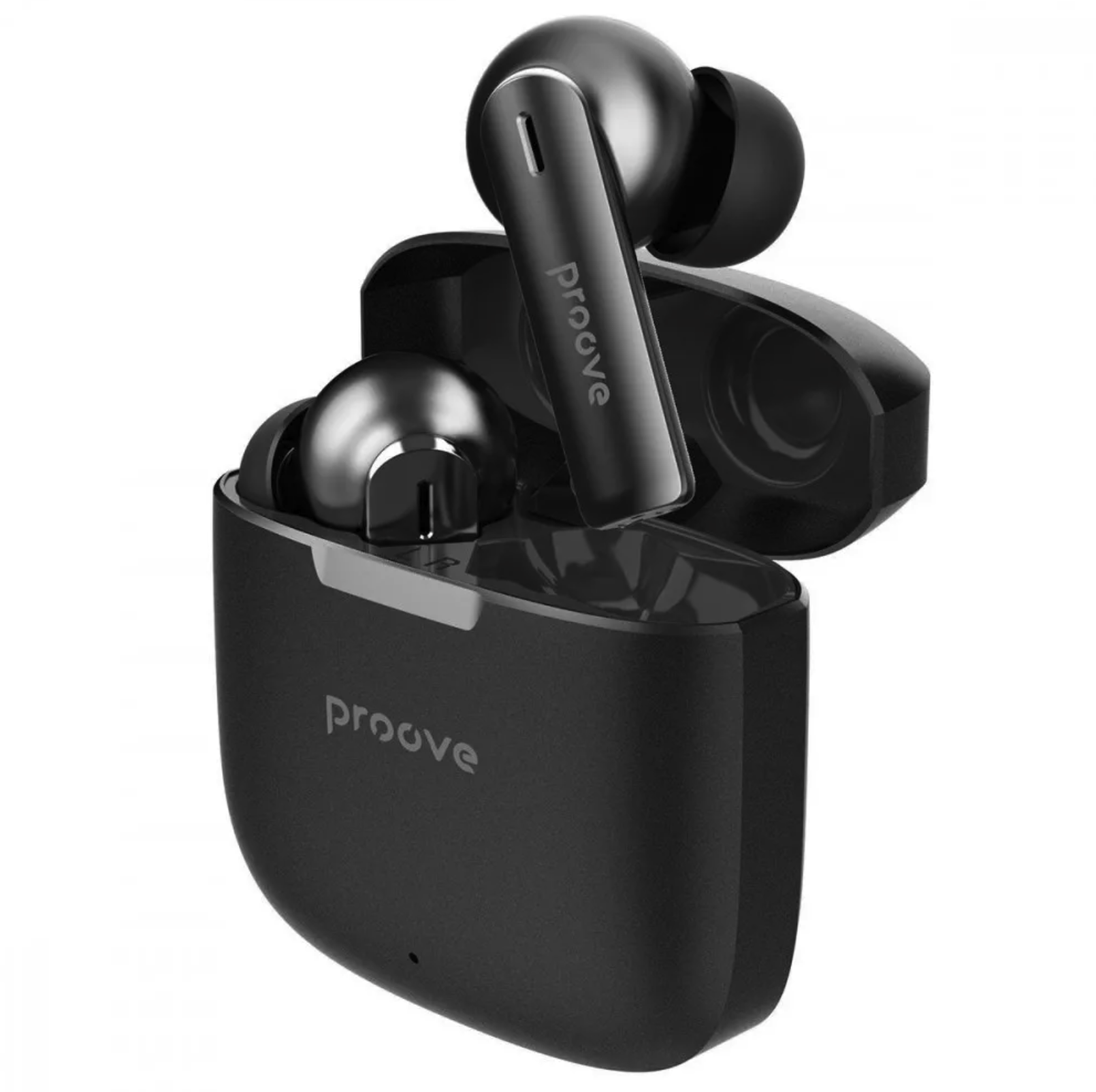 Наушники беспроводные Proove Cold Sound Pro Bluetooth с активным шумоподавлением ANC в металлическом кейсе вакуумные