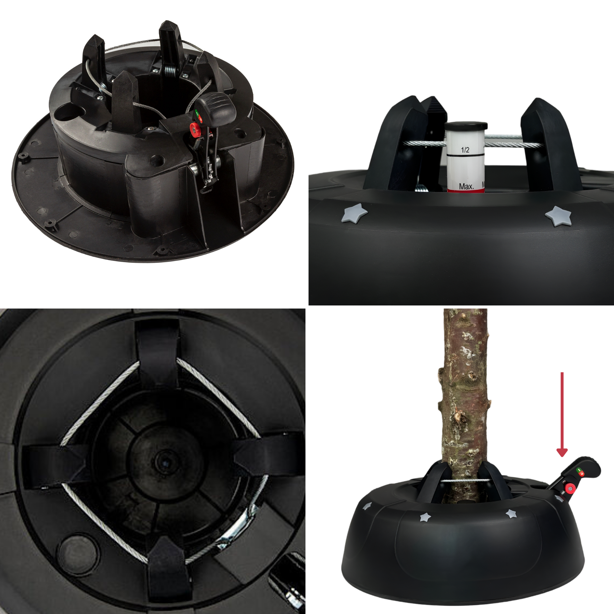 Підставка під ялинку KAMAI START 2,5 до 2,5 м Антрацит - фото 13 Підставка під ялинку KAMAI START 2,5 до 2,5 м Антрацит - фото 13