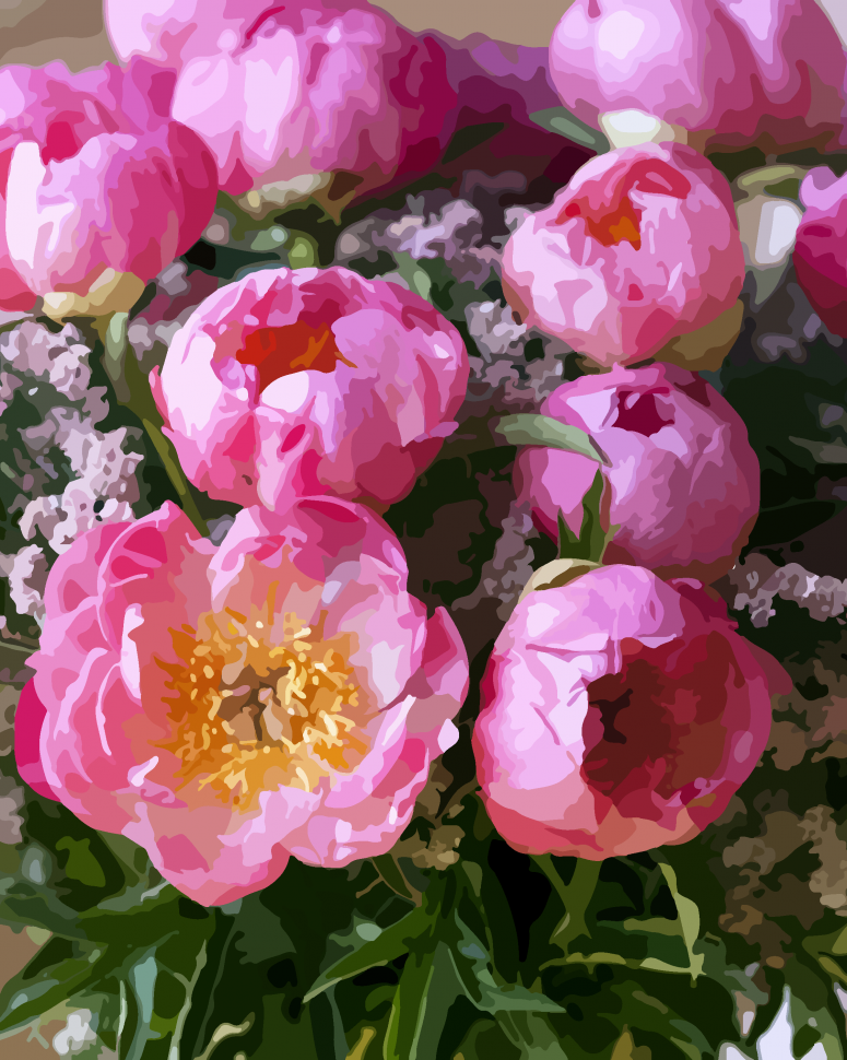 Картина по номерам Art Craft Розовый шарм 40х50 см (12125-AC)