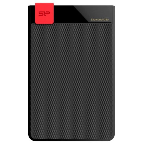 Жорсткий диск Silicon-Power USB 2TB Black Diamond D30 Black (SP020TBPHDD3SS3K)