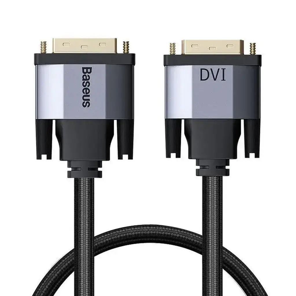 Кабель BASEUS DVI to DVI CAKSX-Q 1,2 м Black/Silver
