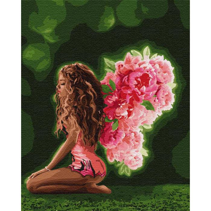 Картина за номерами Ідейка Квіткові крила 40х50 см (KHO4754)