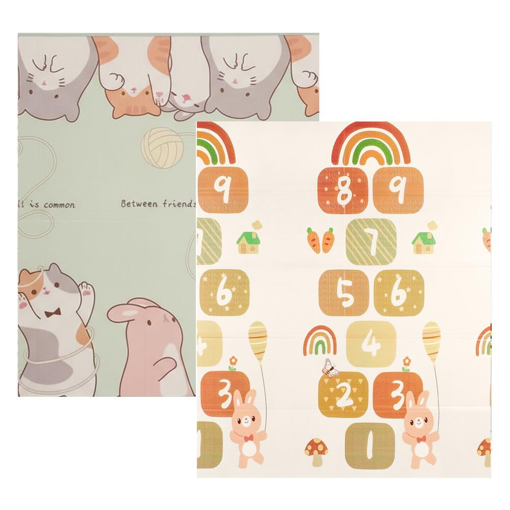 Коврик детский Poppet двусторонний Игривые котята и Классики 150х180x1 см (PP041-150) Коврик детский Poppet двусторонний Игривые котята и Классики 150х180x1 см (PP041-150)