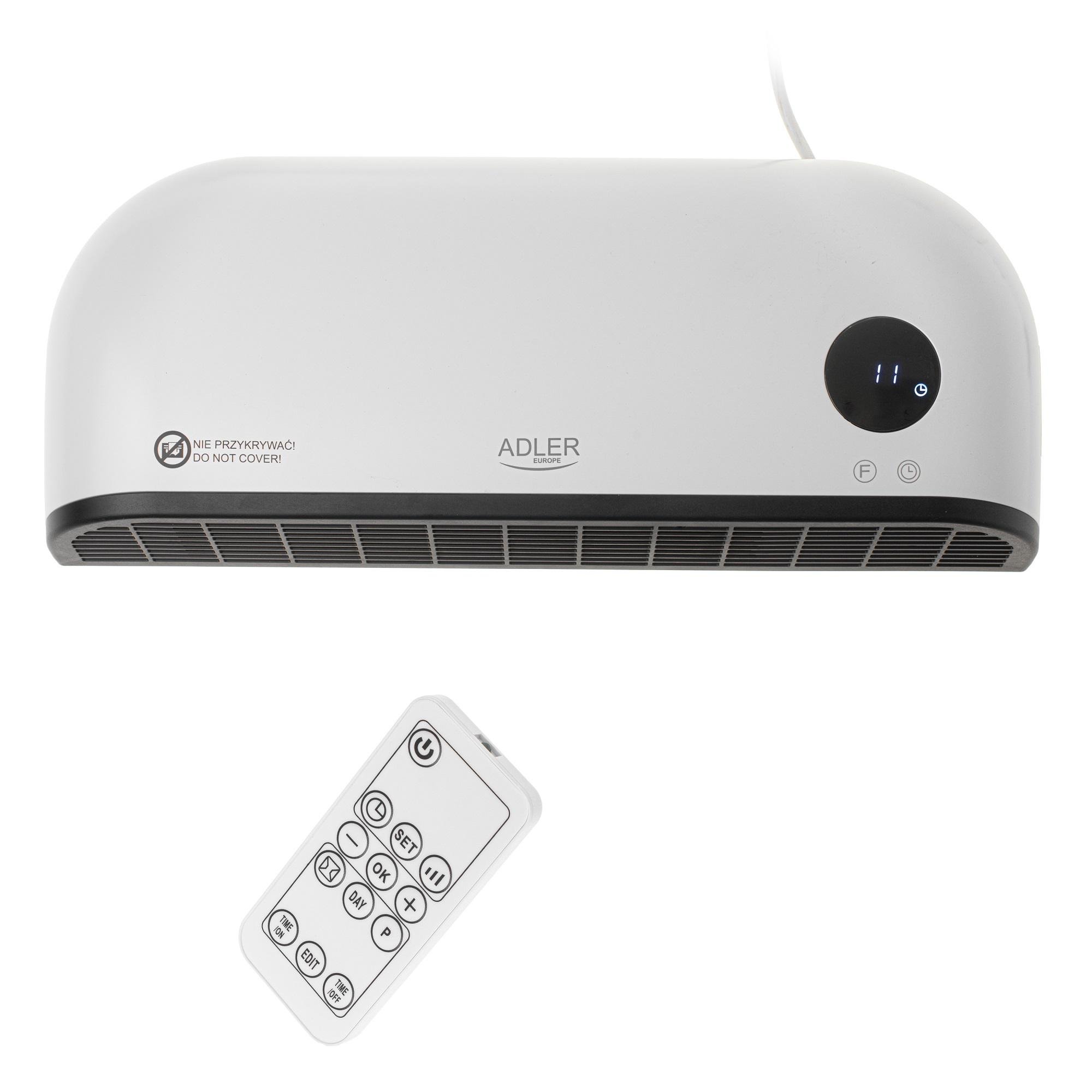 Тепловентилятор керамический Adler AD 7751 Белый (6617) - фото 3