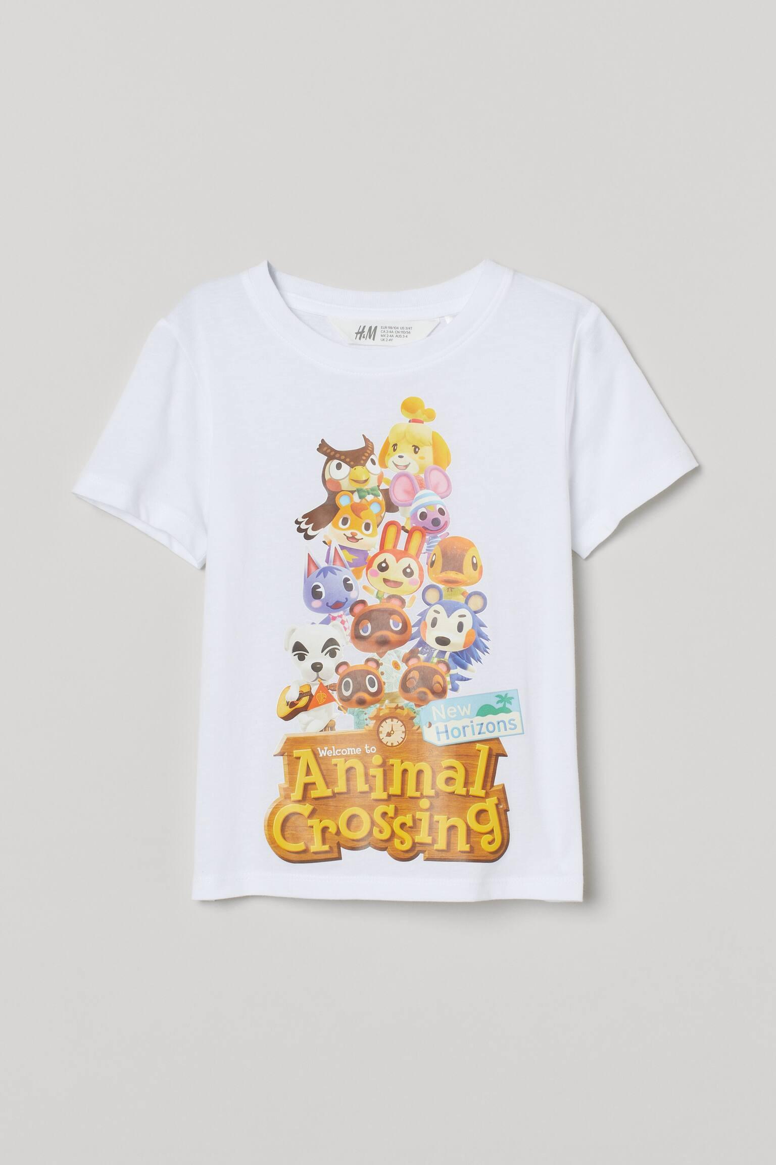 Футболка H&M р. 98-104 см Білий звірі (E2706932087)