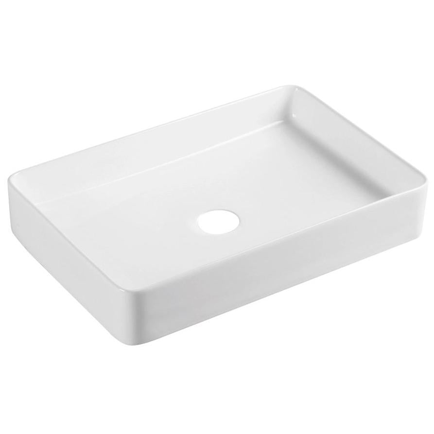 Умивальник накладний Q-tap Tern QT17112174WN47303 600x400x115 мм Білий (235889)
