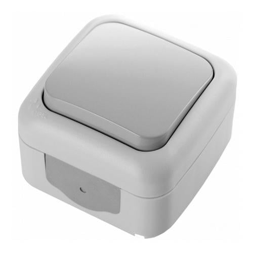 Выключатель Viko Palmiye одноклавишный наружный Серый (21561-е)