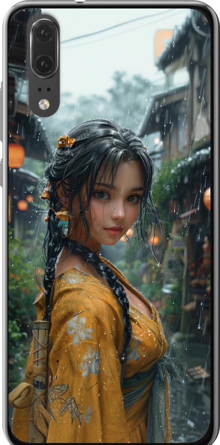 Чехол на Huawei P20 Anime-girl (6133t-1396-42517) Чехол на Huawei P20 Anime-girl (6133t-1396-42517)