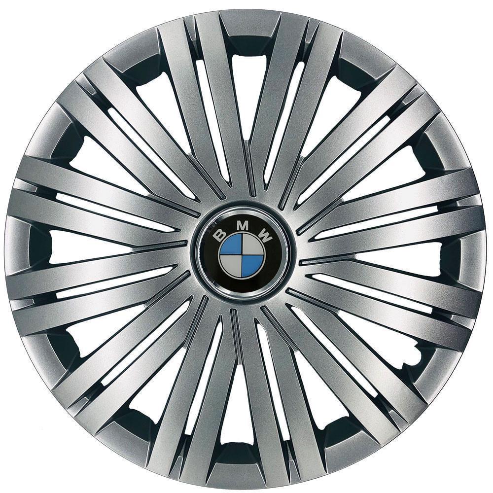Колпаки SJS 339 с логотипом BMW R15 4 шт. Серебряный (2654561518)
