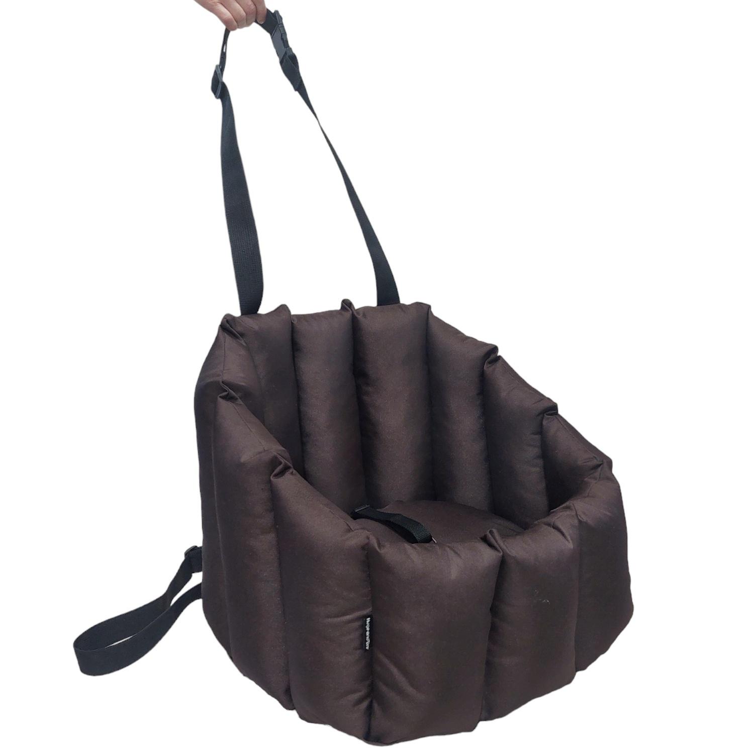 Сумка-переноска для животных Waterproof ткань 50х45 см Темно-коричневый - фото 2