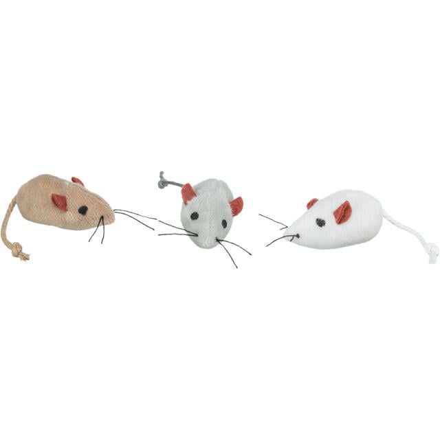 Набор плюшевых мишок для котов Trixie 24 шт./уп.