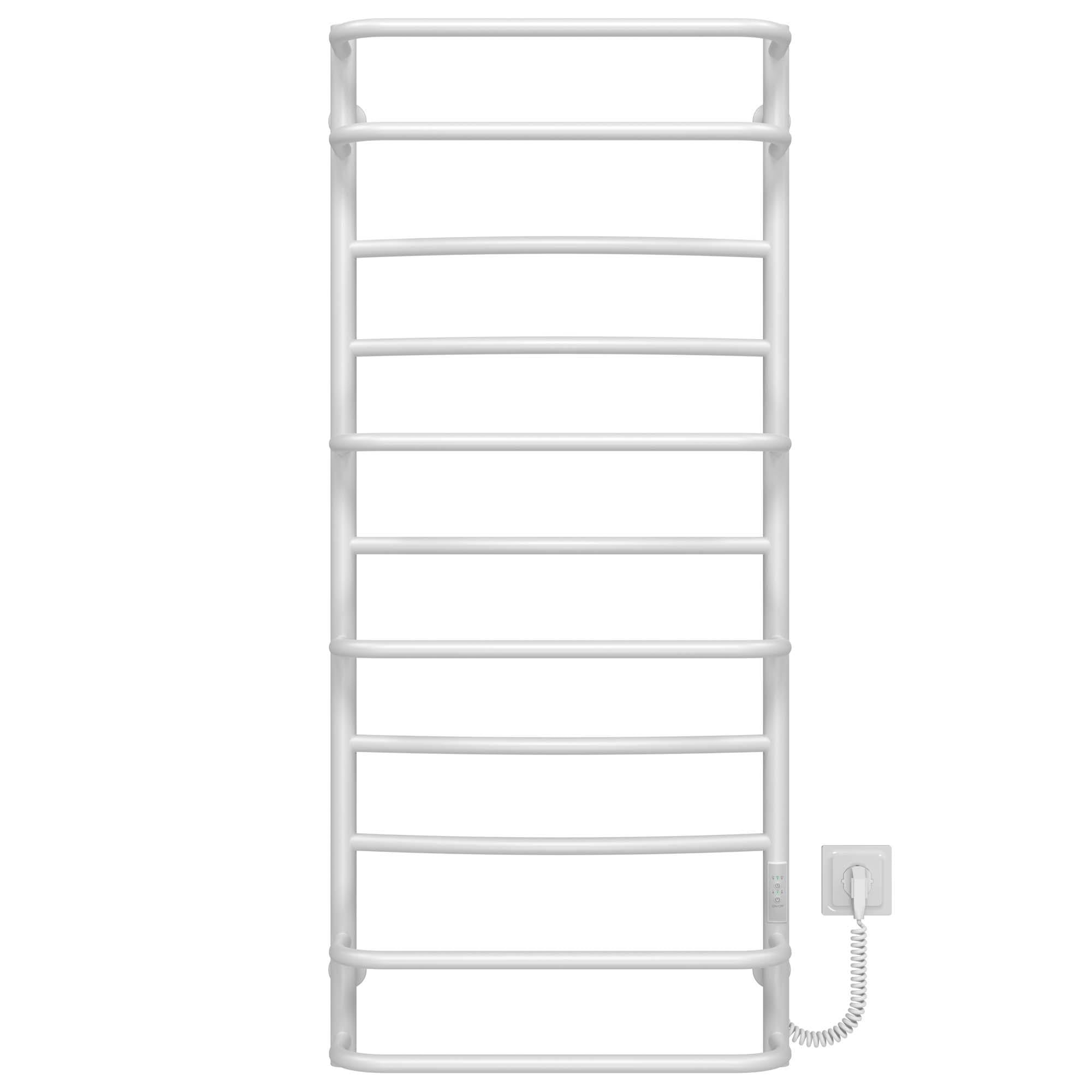 Полотенцесушитель электрический Deffi Аквамикс П11 WD03 правое подключение нержавеющая сталь 500х1200 мм Белый (C.AM.120.50.11.E.W.R.3)