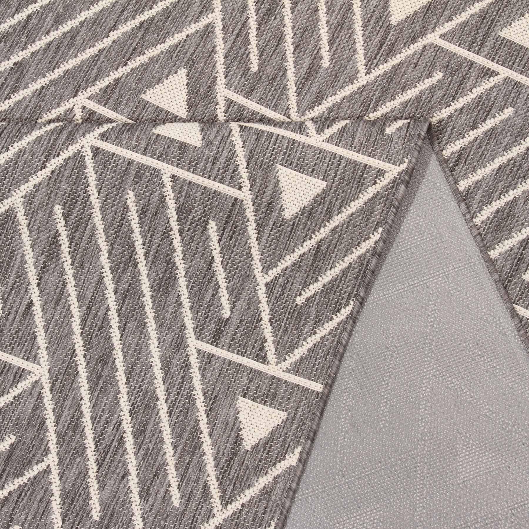 Ковер безворсовый на резиновой основе DAKARIA Karat Flex Run 19648/811 1,00x1,50 м Темно-серый (00-00013994) - фото 3 Ковер безворсовый на резиновой основе DAKARIA Karat Flex Run 19648/811 1,00x1,50 м Темно-серый (00-00013994) - фото 3