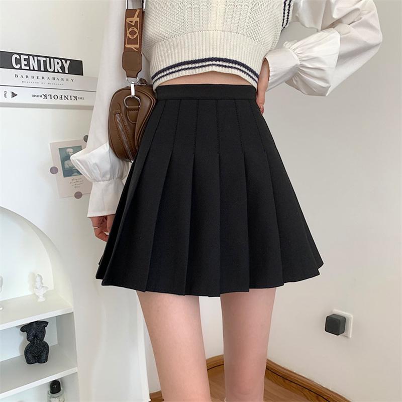 Юбка в складку с шортами 158-164 см M Черный (6501) Юбка в складку с шортами 158-164 см M Черный (6501)