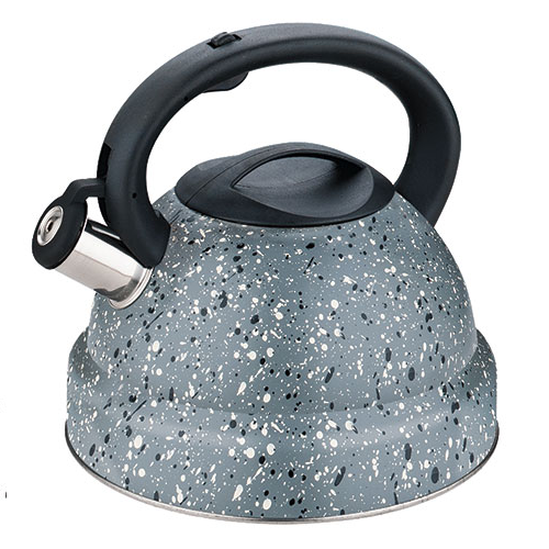 Чайник зі свистком Stenson SS MH-2985 одинарне дно 3,5 л Сірий (542870)