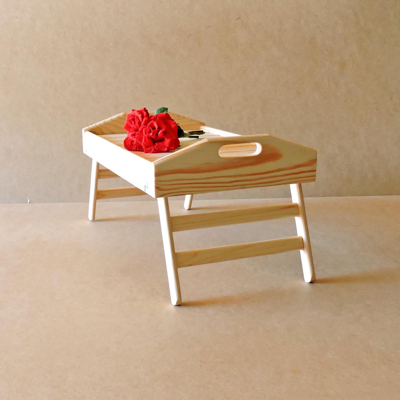 Столик-піднос для сніданку з дерева Аляска Бланже (СТП-001701) - фото 3 Столик-піднос для сніданку з дерева Аляска Бланже (СТП-001701) - фото 3