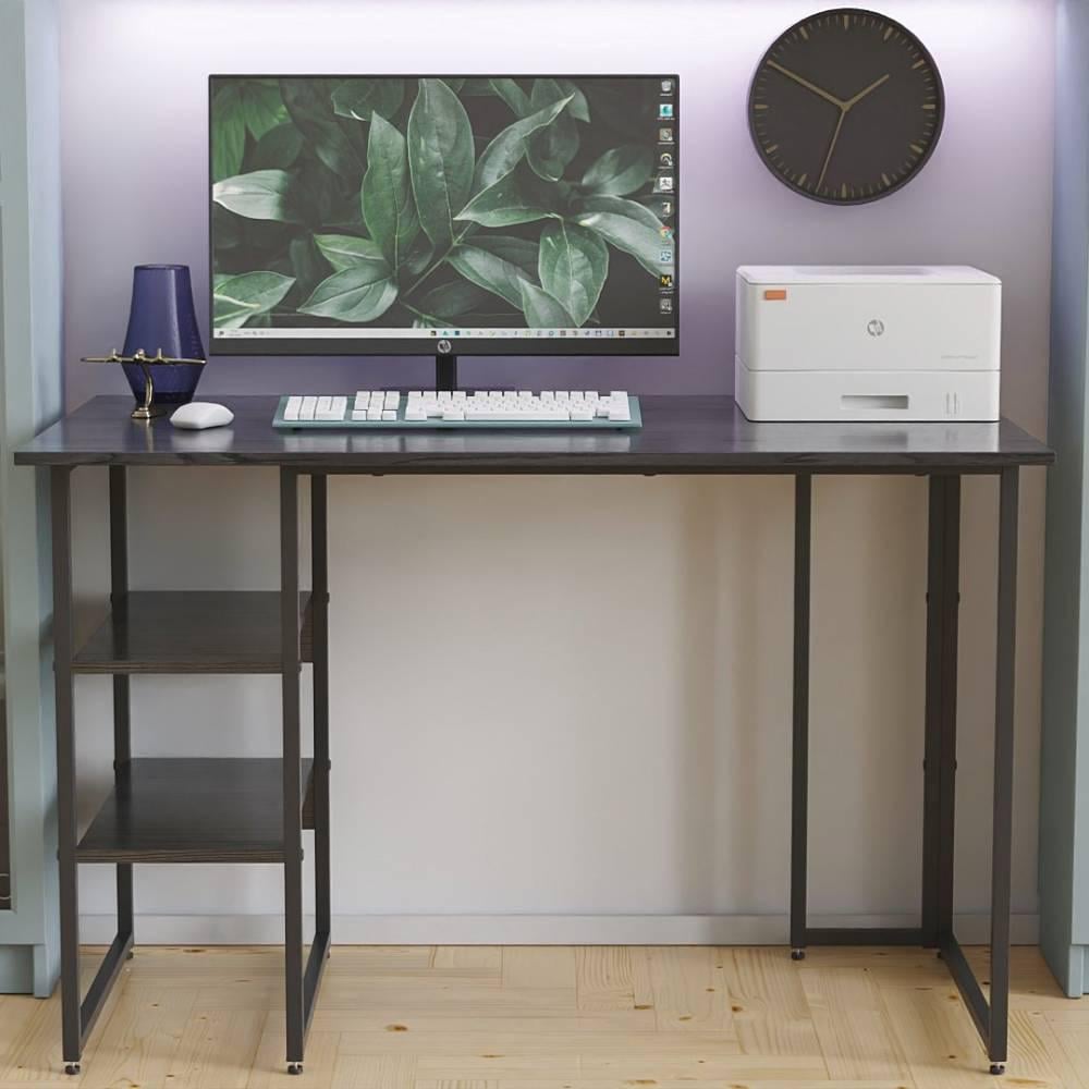 Компьютерный стол Ferrum-decor Кевин ДСП 32 мм 75x120x70 см Черный/Сосна Кембра (FRD-103836)