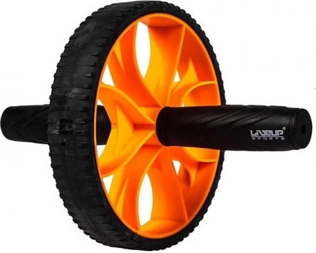 Ролик для преса LiveUp EXERCISE WHEEL Помаранчево-чорний (LS3372)