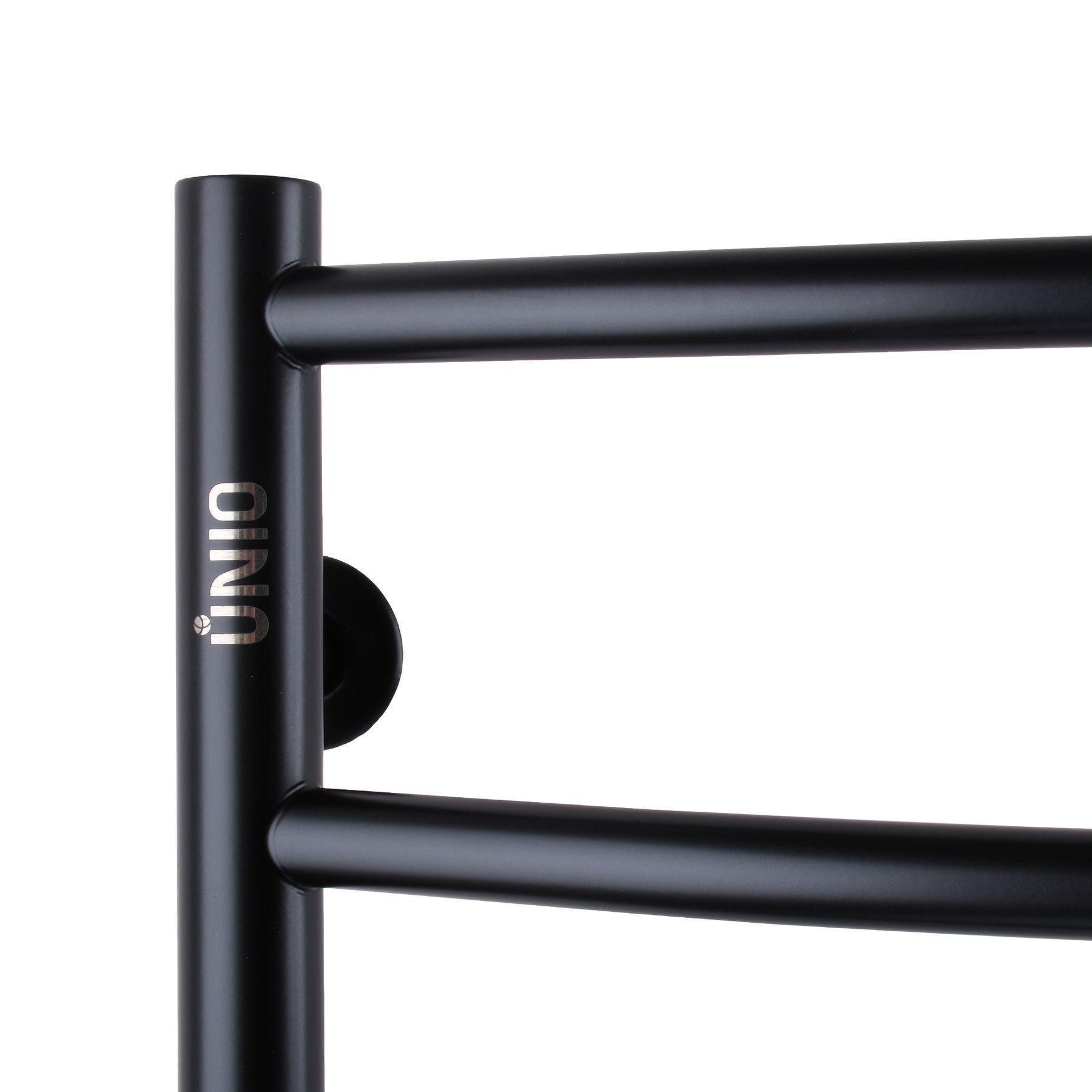Полотенцесушитель UNIO LD W 700-500-7 BLK Лестница Дуга Черный (21614) - фото 3 Полотенцесушитель UNIO LD W 700-500-7 BLK Лестница Дуга Черный (21614) - фото 3