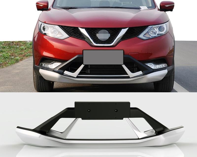 Передняя и задняя накладки V3 Cixtai для Nissan Qashqai 2014-2021 гг. пластик Передняя и задняя накладки V3 Cixtai для Nissan Qashqai 2014-2021 гг. пластик