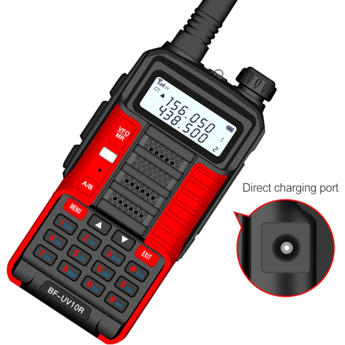 Рація Baofeng UV-10R Red (76618) - фото 3