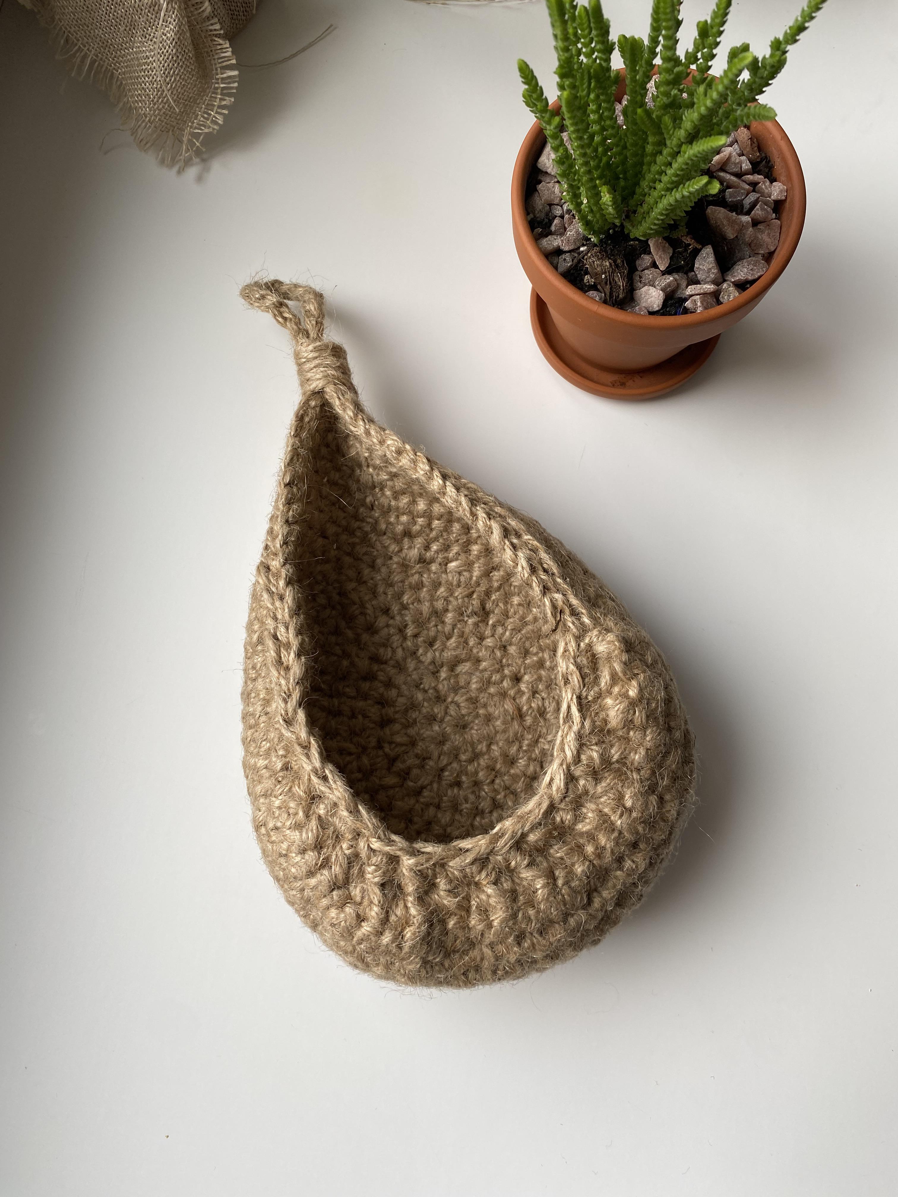 Подвесная корзина из джута Svetla.jute ручной работы (JUTE0075) - фото 4 Подвесная корзина из джута Svetla.jute ручной работы (JUTE0075) - фото 4