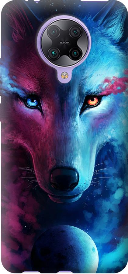 Чехол на Xiaomi Redmi K30 Pro Арт-волк (3999u-1899-42517)