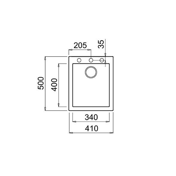 Мийка гранітна Teka FORSQUARE 34.40 TG 115230014 Білий - фото 3