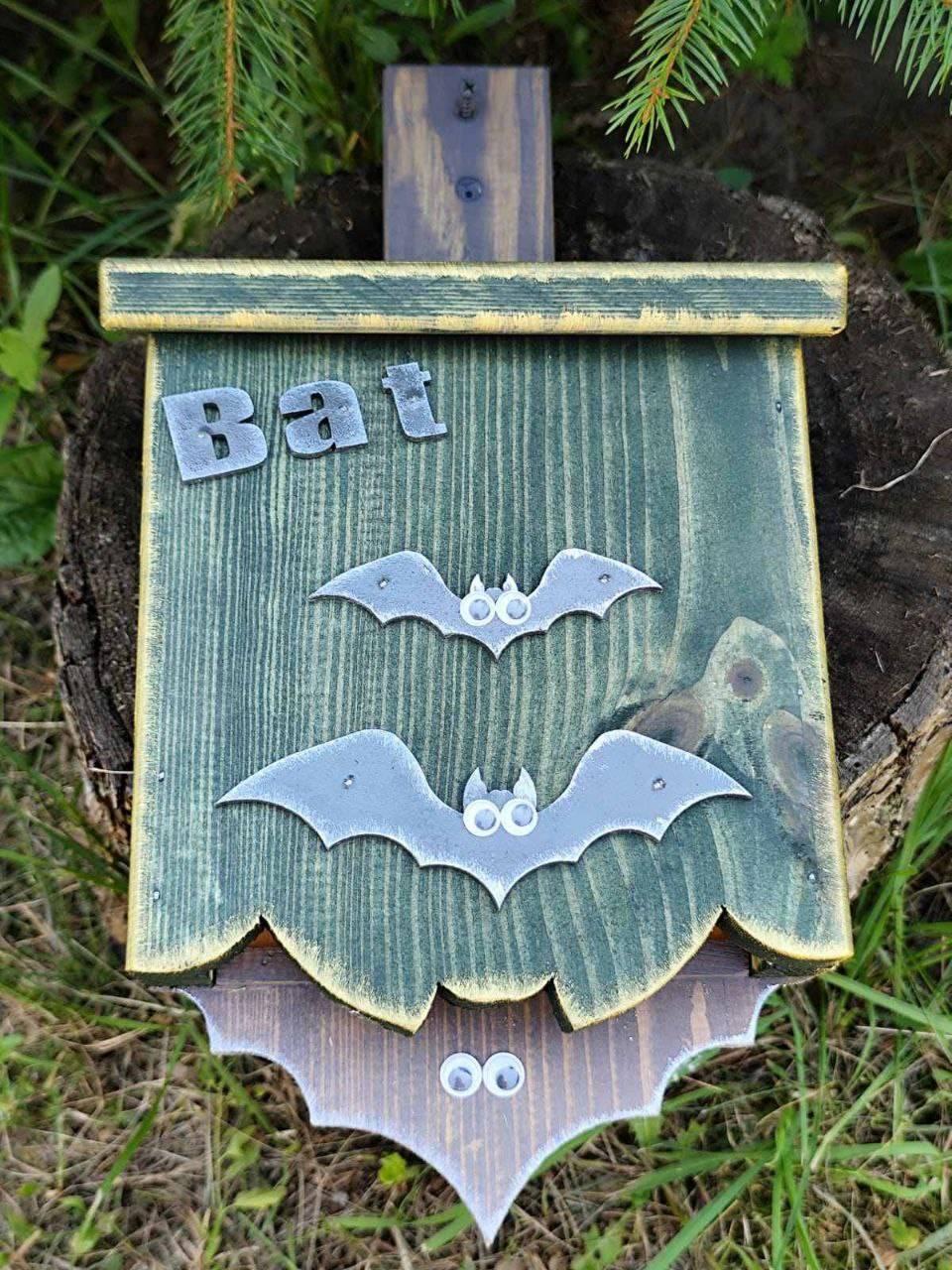 Дом для летучих мышей Сибелла подвесной 30х20х6,5 см Темно-Зеленый - фото 7 Дом для летучих мышей Сибелла подвесной 30х20х6,5 см Темно-Зеленый - фото 7