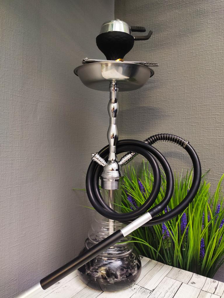 Кальян Hookah Ozzy 11 Plus 57 см на 1 персону Silver