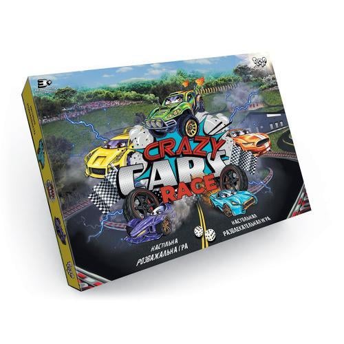 Настольная игра Crazy Cars Race DTG94R от 3х лет