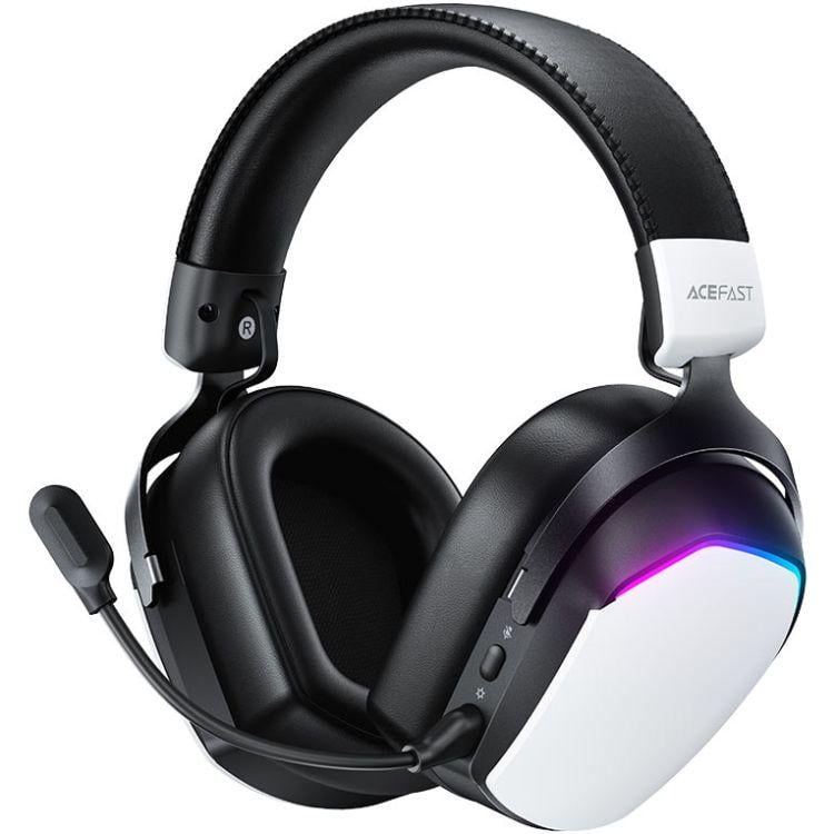 Наушники беспроводные с микрофоном Acefast H11 Bluetooth Black/White (6974316285601)