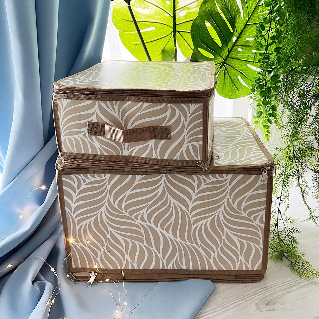 Короб складной на молнии Nature Handy Home 40x30x25 см (ESH22L) - фото 4 Короб складной на молнии Nature Handy Home 40x30x25 см (ESH22L) - фото 4